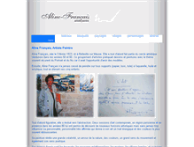 Tablet Screenshot of aline-francais.com